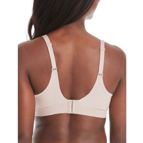 Hanes Signature Invisible Embrace Lightweight Smooth Support Wirefree Bra Sz 3XL - Picture 5 of 8